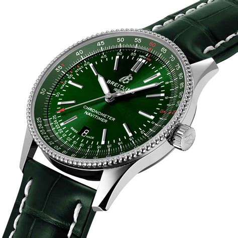 breitling watches green face